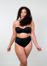 Load image into Gallery viewer, BlackBriefe6e4e2Cropped.png  2217 × 2217px  BULGEnator™ High Waist High Leg Brief 4 | FINALLYBRA