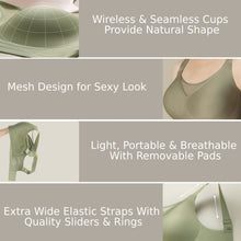 Load image into Gallery viewer, MaxUplift Comfort Mesh Push In Wireless Bra