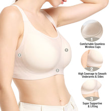 Load image into Gallery viewer, MaxUplift Comfort Mesh Push In Wireless Bra