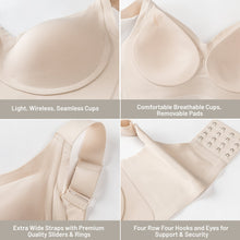 Load image into Gallery viewer, Supportive Bras for Women No Underwire, Comfortable Full Coverage, Seamless Side Back Smoothing  8945 4