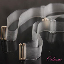 Load image into Gallery viewer, Clear Bra Straps,multiple width, pack of two, frosted and transparent - FIANLLYBRA - 1