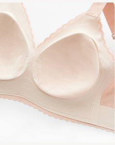 BULGEnator Comfort High Support Smooth Lace Push In Wireless Bra 6 | FINALLYBRA