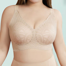 Load image into Gallery viewer, BULGEnator Comfort High Support Smooth Lace Push In Wireless Bra 4 | FINALLYBRA
