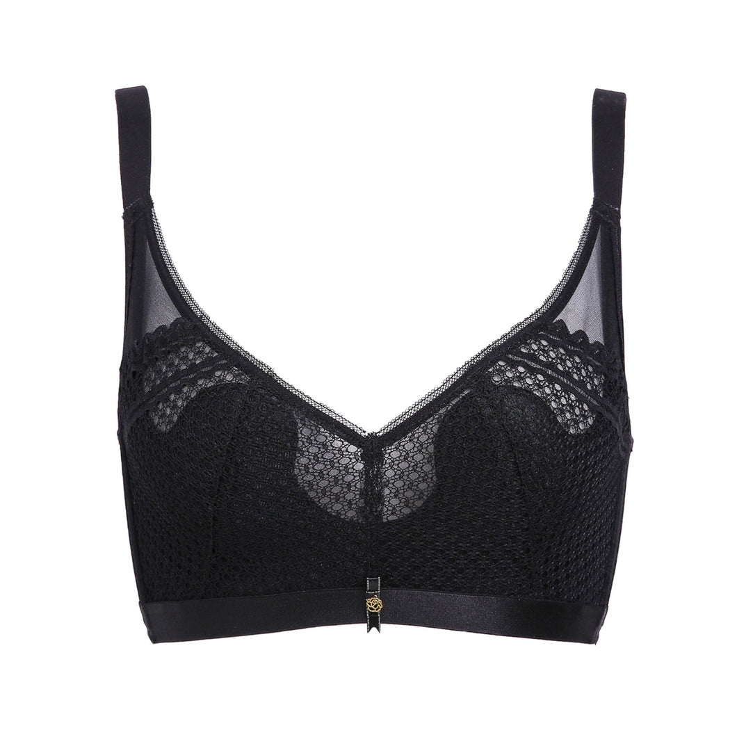 No Underarm Bulge Super Light Push In Wireless Bra 1