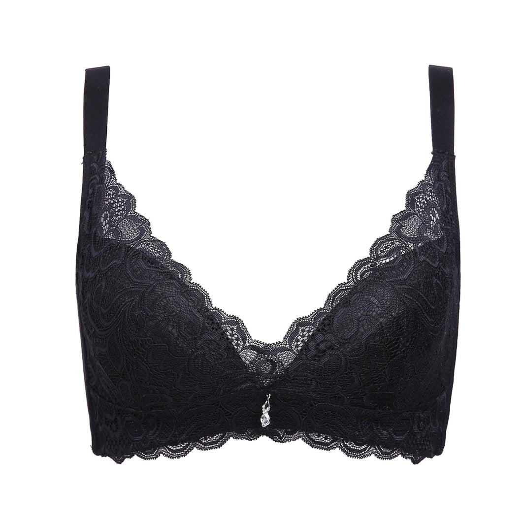 No Underarm Bulge Super Gentle Push In Wireless Bra 14