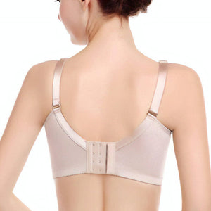 No Underarm Bulge Deep V Smooth Cup Push In Wireless Bra 4