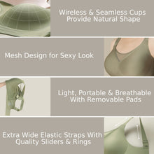 Load image into Gallery viewer, MaxUplift Comfort Mesh Push In Wireless Bra
